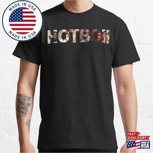 Hotboii T-shirt Stickers Classic